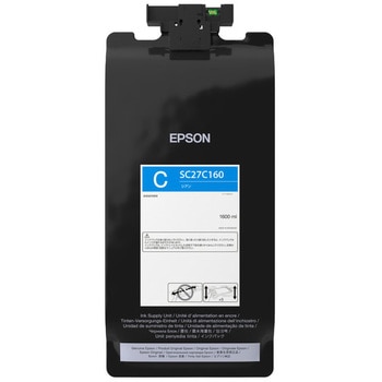 エプソン SC27C160 インクパック/シアン(1600ml) EPSON