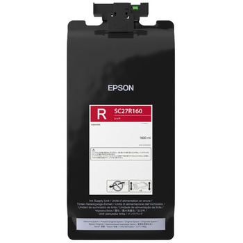 エプソン SC27R160 インクパック/レッド(1600ml) EPSON