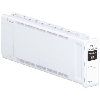 エプソン SC26BK70 インクカートリッジ/フォトブラック(700ml) EPSON