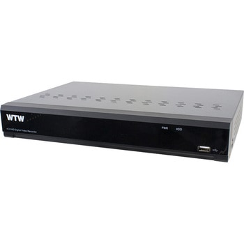 防犯カメラ 500万画素AHDシリーズ 4ch / IPカメラ 6ch ハイブリッドDVR HDD：4TB搭載(DVR) 塚本無線