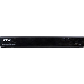 防犯カメラ 500万画素AHDシリーズ 4ch / IPカメラ 6ch ハイブリッドDVR HDD：4TB搭載(DVR) 塚本無線