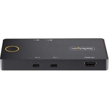 KVMスイッチ/2ポート/USB-C接続/シングルモニター/4K60Hz HDMI DP Altモード/2台同時USB 100W PD/Type-C USB4 Thunderbolt 3/4対応/PC パソコン CPU切替器 2台用 StarTech.com