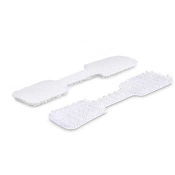 ケーブルタグ/面ファスナー式/100個/9cm/ホワイト/再利用可能/配線整理 識別 マジックバンド/ケーブルラベル/ワイヤーまとめ ネームラベル StarTech.com