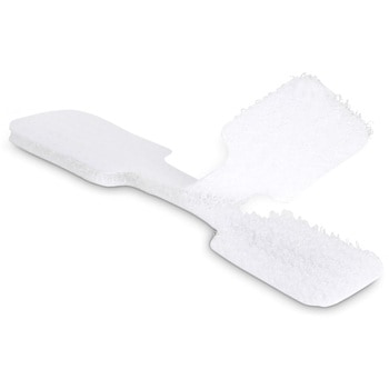 ケーブルタグ/面ファスナー式/100個/9cm/ホワイト/再利用可能/配線整理 識別 マジックバンド/ケーブルラベル/ワイヤーまとめ ネームラベル StarTech.com