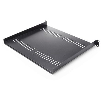 サーバーラック棚板/放熱スリット付きカンチレバートレイ/2枚組/19インチ 1U/耐荷重20kg/奥行き40cm/AV、データ、ネットワーク機器収納用 ラックマウント サーバー シェルフ StarTech.com
