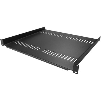 サーバーラック棚板/放熱スリット付きカンチレバートレイ/2枚組/19インチ 1U/耐荷重20kg/奥行き40cm/AV、データ、ネットワーク機器収納用 ラックマウント サーバー シェルフ StarTech.com