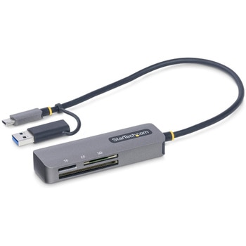 USBカードリーダー/USB 3.0 Type-C Type-A接続/5Gbps/SD microSD CompactFlash対応/ドライバー不要/各種OS対応/マルチメモリーカード リーダーライター StarTech.com