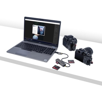 USBカードリーダー/USB 3.0 Type-C Type-A接続/5Gbps/SD microSD CompactFlash対応/ドライバー不要/各種OS対応/マルチメモリーカード リーダーライター StarTech.com