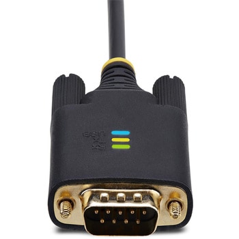 USB - RS232Cシリアル変換ケーブル/ストレート/USB 2.0/1m/1ポート/COM保持機能/ESD保護/各種OS対応/DB9シリアルコンバーター StarTech.com