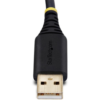 USB - RS232Cシリアル変換ケーブル/ストレート/USB 2.0/1m/1ポート/COM保持機能/ESD保護/各種OS対応/DB9シリアルコンバーター StarTech.com