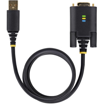 USB - RS232Cシリアル変換ケーブル/ストレート/USB 2.0/1m/1ポート/COM保持機能/ESD保護/各種OS対応/DB9シリアルコンバーター StarTech.com