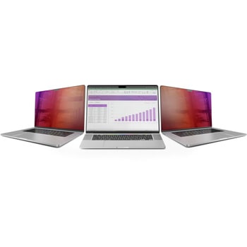 覗き見防止プライバシーフィルター/ゴールド仕上げ/14インチMacBook Pro 2021/2023対応/308x202mm/視野角60度/両面使用/ブルーライトカット/パソコンディスプレイ 液晶保護 フィルム StarTech.com