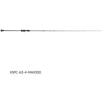 XSPC-63-4-MAX300 ソルティーステージ プロトタイプ スロージギング AbuGarcia(アブガルシア) 継数1本 仕舞190.5cm  - 【通販モノタロウ】