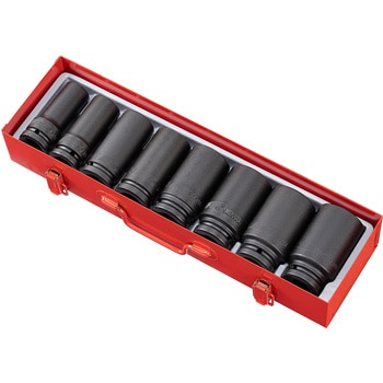 19mm 8PCSディープインパクトソケットセット JTC
