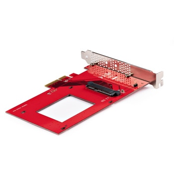 U.3 - PCIeアダプタカード/PCI Express 4.0 x4/2.5インチ U.3 NVMe SSD/SFF-TA-1001/標準プロファイル/増設 拡張 変換 インターフェースボード StarTech.com