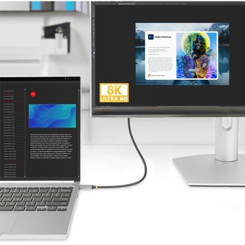 USB-C - HDMI 2.1変換ケーブル/1m/8K60Hz 4K144Hz/DP 1.4 Alt/USB4 TB3/4/映像出力 Type-C アダプター StarTech.com