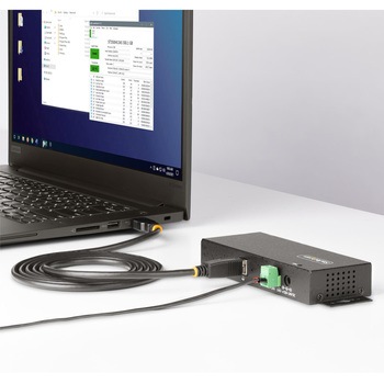 USBハブ/マネージドUSB/USB 3.2 Gen 1 Type-A(5Gbps)/産業用 メタル筐体/ESDレベル4保護機能/DINレール 壁面設置対応/高耐久 工業用 業務用 USB 3.0 3.1拡張ハブ StarTech.com