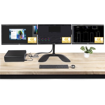 MSTハブ/DisplayPort 1.4接続/トリプルモニター/4K60Hz HDMI/HDR HDCP2.2/Windowsのみ/3画面 拡張 複製/ノートパソコン PC用 マルチディスプレイ 変換アダプター StarTech.com