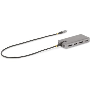ドッキングステーション/USB-C/トリプルモニター/4K HDMI & DisplayPort/100W PD/USBハブ/LAN/60cmケーブル/Win StarTech.com
