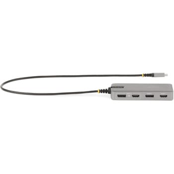 ドッキングステーション/USB-C/トリプルモニター/4K HDMI & DisplayPort/100W PD/USBハブ/LAN/60cmケーブル/Win StarTech.com