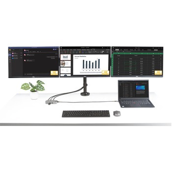 ドッキングステーション/USB-C/トリプルモニター/4K HDMI & DisplayPort/100W PD/USBハブ/LAN/60cmケーブル/Win StarTech.com
