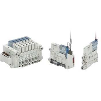 ZK2A Series エジェクタシステム 真空ユニット マニホールド用エジェクタ+バルブ付き+省エネ機能なし SMC