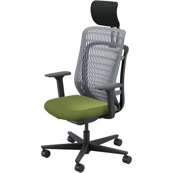 AJCHAIR2(AJチェア2) アジャスタブル肘 ヘッドレスト付 内田洋行