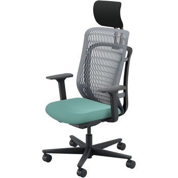 AJCHAIR2(AJチェア2) アジャスタブル肘 ヘッドレスト付 内田洋行