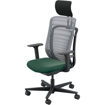 AJCHAIR2(AJチェア2) アジャスタブル肘 ヘッドレスト付 内田洋行