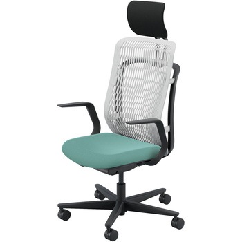 AJCHAIR2(AJチェア2) L型肘 ヘッドレスト付 内田洋行