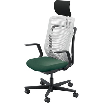 AJCHAIR2(AJチェア2) L型肘 ヘッドレスト付 内田洋行