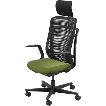 AJCHAIR2(AJチェア2) L型肘 ヘッドレスト付 内田洋行