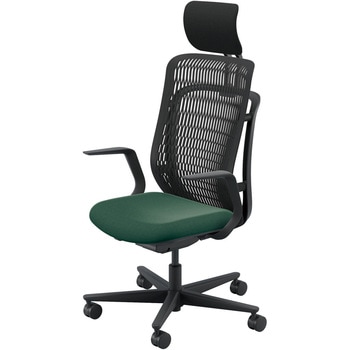 AJCHAIR2(AJチェア2) L型肘 ヘッドレスト付 内田洋行