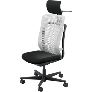 AJCHAIR2(AJチェア2) 肘なし ヘッドレスト・ジャケットハンガー付 内田洋行