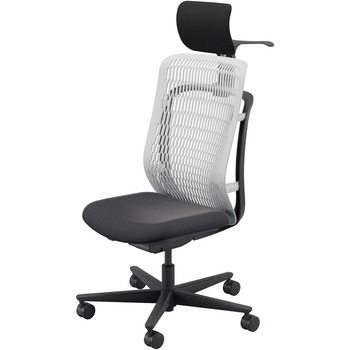 AJCHAIR2(AJチェア2) 肘なし ヘッドレスト・ジャケットハンガー付 内田洋行