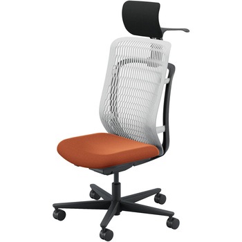 AJCHAIR2(AJチェア2) 肘なし ヘッドレスト・ジャケットハンガー付 内田洋行