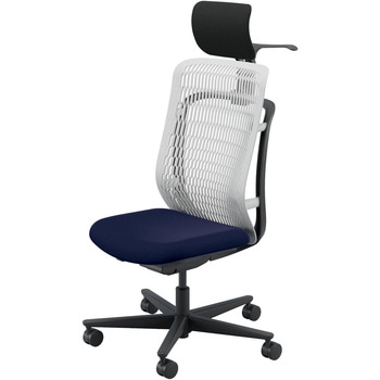 AJCHAIR2(AJチェア2) 肘なし ヘッドレスト・ジャケットハンガー付 内田洋行