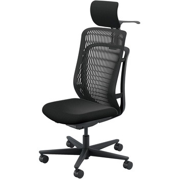 AJCHAIR2(AJチェア2) 肘なし ヘッドレスト・ジャケットハンガー付 内田洋行