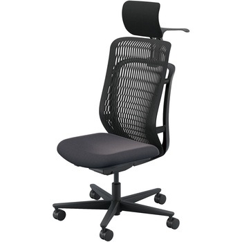 AJCHAIR2(AJチェア2) 肘なし ヘッドレスト・ジャケットハンガー付 内田洋行