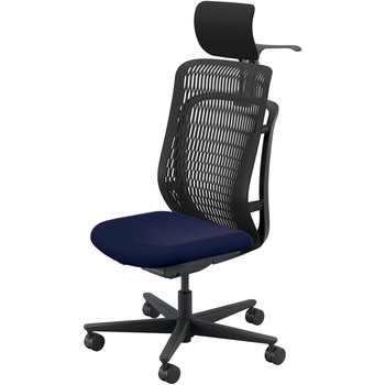 AJCHAIR2(AJチェア2) 肘なし ヘッドレスト・ジャケットハンガー付 内田洋行