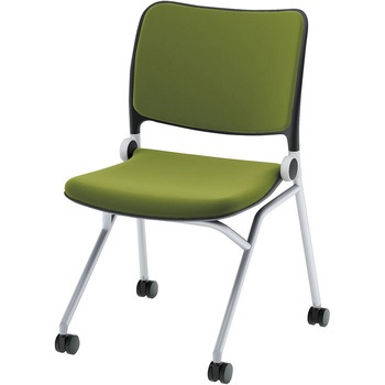 Blume(ブルーメ) 抗ウイルス加工張地 背パッドタイプ 塗装脚 ブラック 内田洋行