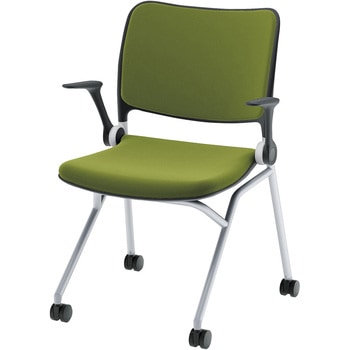 Blume(ブルーメ) 抗ウイルス加工張地 背パッドタイプ 塗装脚 ブラック 内田洋行