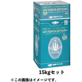 ピュアライドUVプロテクトDFクリヤー 塗料液・硬化剤セット 高意匠サイディングボード保護用クリヤー ニッぺ(日本ペイント)