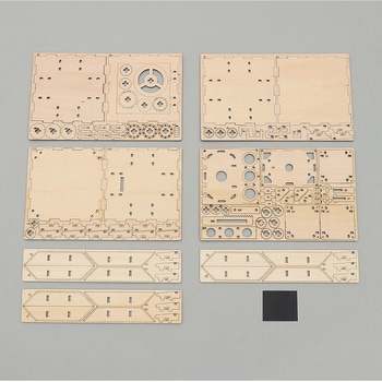 木製ダイヤル式金庫型貯金箱クラフトキット アーテック