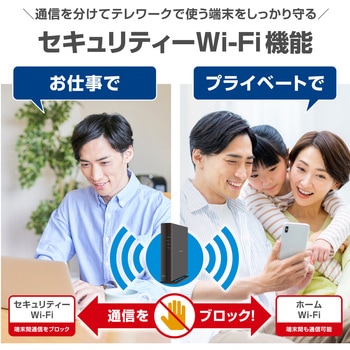 WiFi 無線LAN ルーター 親機 WiFi6 11ax.ac.n.a.g.b 2402+574Mbps IPv6 IPoE対応 エレコム