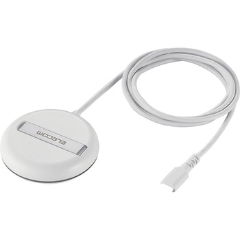 ワイヤレス充電器 Qi認証 Qi2対応 15W/7.5W/5W マグネット式 卓上 スタンド 2Way ケーブル一体 1m エレコム