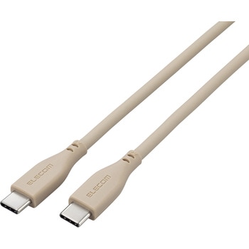 USB-Cケーブル TypeC-C 1m PD 60W シリコン素材 【iPhone Android スマホ タブレット パソコン等対応】 &me エレコム