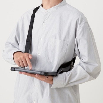 ZEROSHOCK タブレット 用 三点固定 ストラップ ショルダー 補助ストラップ エレコム