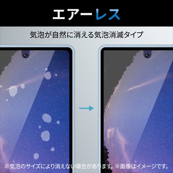 Google Pixel 7a ガラスフィルム 指紋認証対応 高透明 ブルーライトカット 強化ガラス 表面硬度10H エレコム
