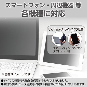 ライトニングケーブル1mストレートタイプ ホワイト MAKER